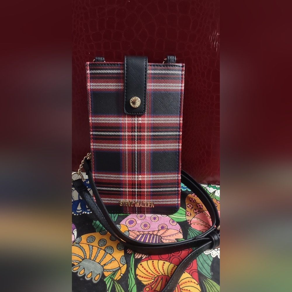Steve Madden Red Plaid Women's Bag